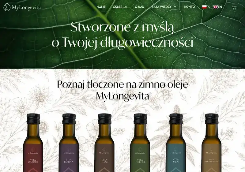 mylongevita.com — redesign